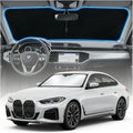 for BMW 4 Series Sun Shade Windshield Cover - Custom Fit 4 Series Accessories 2021-2025 2026 Sunshade Foldable UV Protection & Heat Shield Sun Visor Accessories
