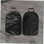 Kick Mat for Car Black Auto Back Protector Friendly Seat Back Cover Easy to Clean Mud Stain Resistant Durable Kick Mat for Vehicle Back Seats