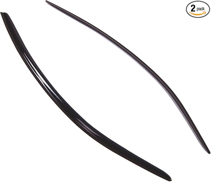 Outside Mount Window Vent Visors Rain Guards Compatible with Scion Scion FR-S 2013-2016 | Side Window Wind Deflectors Rain Shields | Smoke Tinted, 2 Pcs Set, DGWV-737