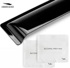 Voron Glass Tape-on Extra Durable Rain Guards for Jeep Wrangler JL 2018-2026/Jeep Gladiator 2020-2026, Window Deflectors, Vent Window Visors, 2 Pieces - 100278