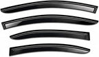 2022-2026 Tape-On Side Window Visor Deflectors for Subaru WRX Smoke Tinted Rain Guards Premium Limited GT 2023 2024 2025