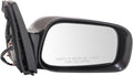 Passenger Side Mirror Assembly Power Puddle Light Non Foldaway Paint to Match Smooth Compatible with 2003-2008 Pontiac Vibe 2003-2008 Toyota Matrix