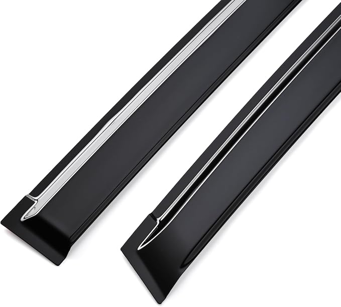 Tape-on Sun/Rain Guard Side Window Visor Deflectors Rain Guards Compatible with 2024 2025 Crosstrek Window deflectors 4 Pcs