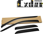 Window Rain Guards for 2002-2008 Dodge Ram 1500 Quad/Extended Cab, Window Vent Wind Visors Shades Deflectors for 2003 2004 2005 2006 2007 2008 2009 Ram 2500 3500