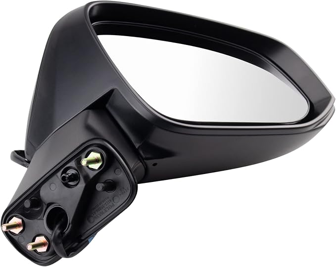 Driver & Passenger Side Power Heated Mirror Set Textured Black Compatible with 2022-2023 Toyota Corolla Cross TO1320429 TO1321429