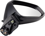 Driver & Passenger Side Power Heated Mirror Set Textured Black Compatible with 2022-2023 Toyota Corolla Cross TO1320429 TO1321429