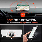 【2 Packs Magnetic Phone Holder for Car【Strong Magnet】 Phone Holders for Your Car Phone Holder Mount【4 Metal Plate】 Universal Car Accessories for Women Men for iPhone Samsung Speakerphones