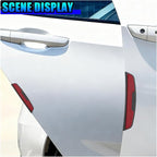 Craedli 4PCS Car Door Edge Guards Protector, Anti-Scratch Car Door Self Adhesive Anti-Collision Trim Strip Auto Side Door Protector, Universal Auto Body Bumper Guard for Cars SUV Truck(Black&Red)