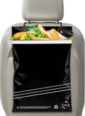 Disposable Car Trash Bag - Large Capacity - Car Garbage Bag Hanging from Headrest - Easy to Stick-On, Leakproof, Smellproof Car Trash Can - Ideal for Travel, Camping, and Home Use (All Black, 50)