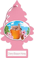 Car Air Freshener | Hanging Paper Tree for Home or Car | Cherry Blossom Honey | 6 Pack