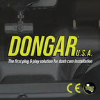 Dongar Dashcam Power Adapter (10-pin Type A) Compatible with Select Nissan, Frontier, Titan, Altima, Infiniti, Subaru, Toyota & more. Connects to Rearview Mirror, Built-In USB Power Source, EZ Install