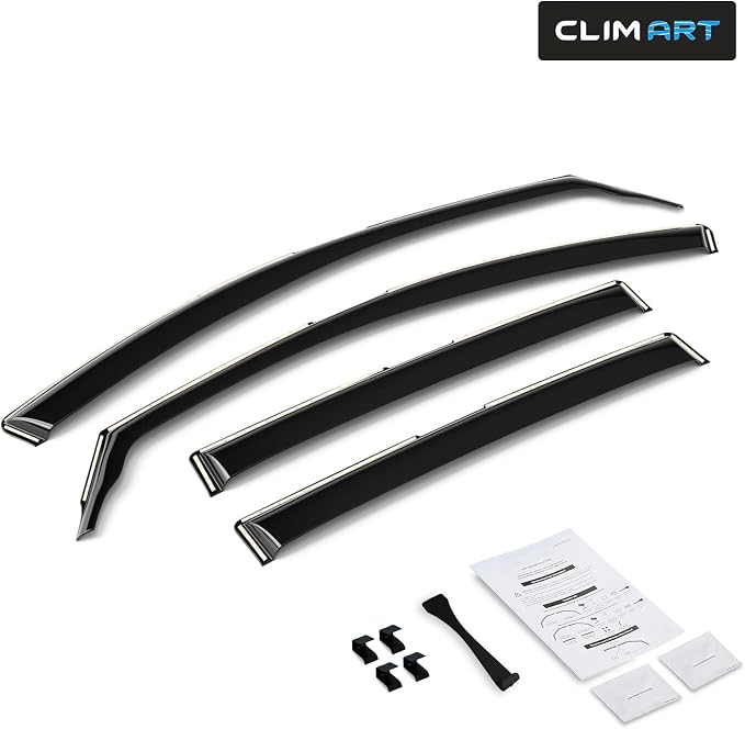 in-Channel Incredibly Durable Rain Guards Compatible with Toyota RAV4 2013-2018, Original Window Deflectors, Vent Window Visors, Vent Deflector, 4 pcs. - 613152