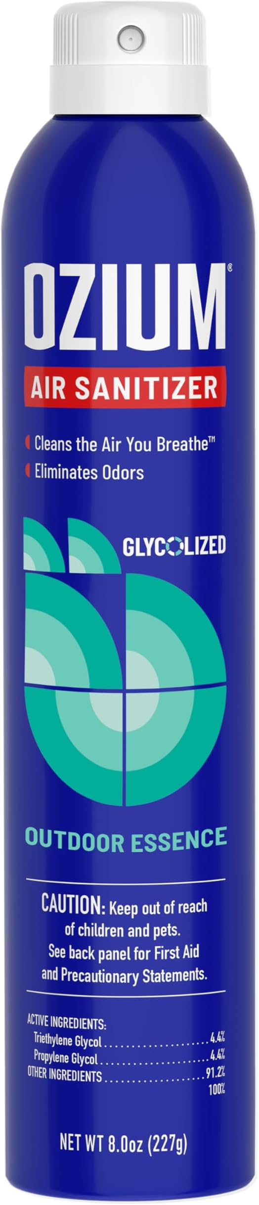 Air Sanitizer Spray - Room Odor Eliminator for Home, Car, and Office - Outdoor Essence - 8 oz Can - 1 Pack
