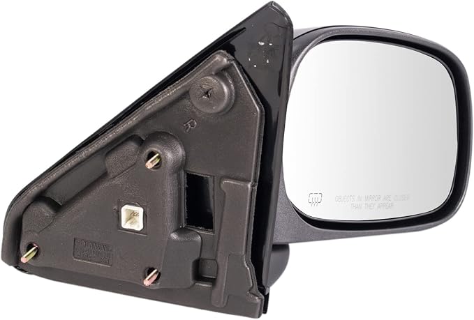 Passenger Side View Mirror Manual Folding Electric Adjustment Heated No Memory Textured Compatible with 2002-2008 Dodge Ram 1500 2005-2009 2500 3500