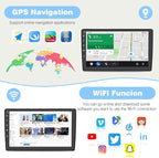 Car Radio Stereo for Chevy Chevrolet Silverado 2007 2008 2009 2010 2011 2012 2013 GMC Sierra Yukon with Wireless CarPlay Android Auto Bluetooth Backup Camera