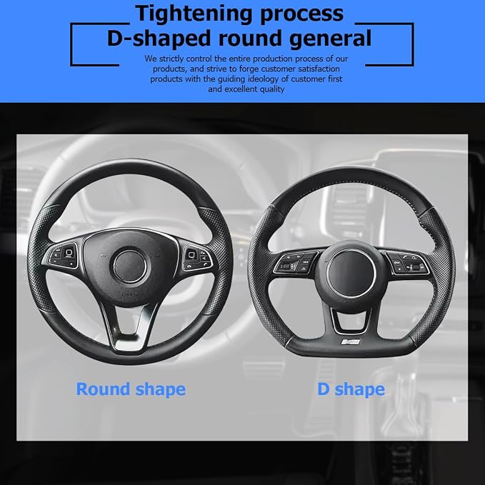 Bling Car Steering Wheel Cover, 15 Inch Rhinestones Soft Leather Elastic Steering Wheel Protector, Sparkly Crystal Diamond for Women Girls (Black Green)