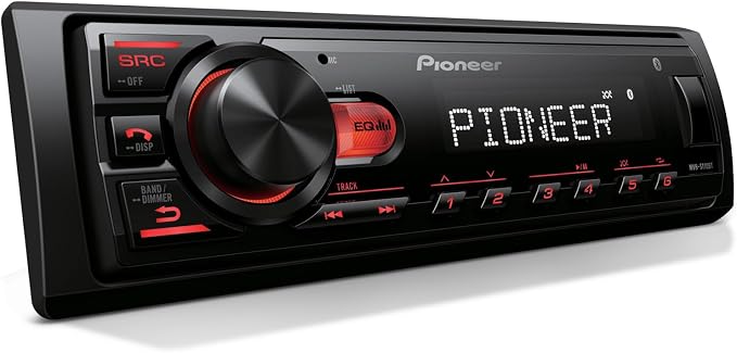 MVH-S110BT 1-Din Digital Media Receiver Car Stereo – Bluetooth, USB Input, 50W x 4 Output, AM/FM Radio, iPhone & Android Compatible, Front & SW (Mono) RCA Output