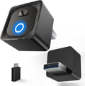 2026 Upgrade Wireless CarPlay Adapter/Android Auto Wireless Adapter, Plug & Play Fast Connection, One-Tap Disconnect, Wi-Fi 6 & Bluetooth 5.4, Support USB A/Type C, Mini Design- Carbon Black