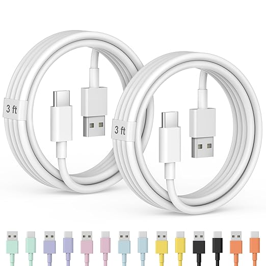 3FT Car Carplay Cable for iPhone 17 16 15 Cable USB to USB C Cable[Apple MFi Certified] USB C Carplay Cord,iPhone 17 Charger Cord,iPhone 16 Car Charger,USB to Type C Cable Car Charging Cable(White)