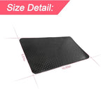 Car Dashboard Anti-Slip Rubber Pad, 10.6"x 5.9" Universal Non-Slip Car Magic Dashboard Sticky Adhesive Mat for Phones Sunglasses Keys Electronic Devices and More Use (Black/Dots)
