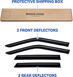 Window Visors Rain Guards for 2019-2026 Chevy Blazer, Out-Channel Window Vent Wind Deflectors Visors Shades for 19 20 21 22 23 24 25 26 Chevy Blazer (Not for Blazer EV