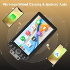 8 Core Car Radio Stereo for Chevy Chevrolet Silverado 2003-2006 Impala SSR Tahoe Tahoe GMC Siera Yukon Hummer with Android 15 Wireless CarPlay Android Auto Bluetooth FM/AM WiFi 【4GB+64GB】