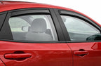 2022-2026 in-Channel Rain Guards for Honda Civic Hatchback Side Window Visor Deflectors HB LX EX-L Sport Touring Hybrid Tinted Vent Shades Protectors 2023 2024 2025