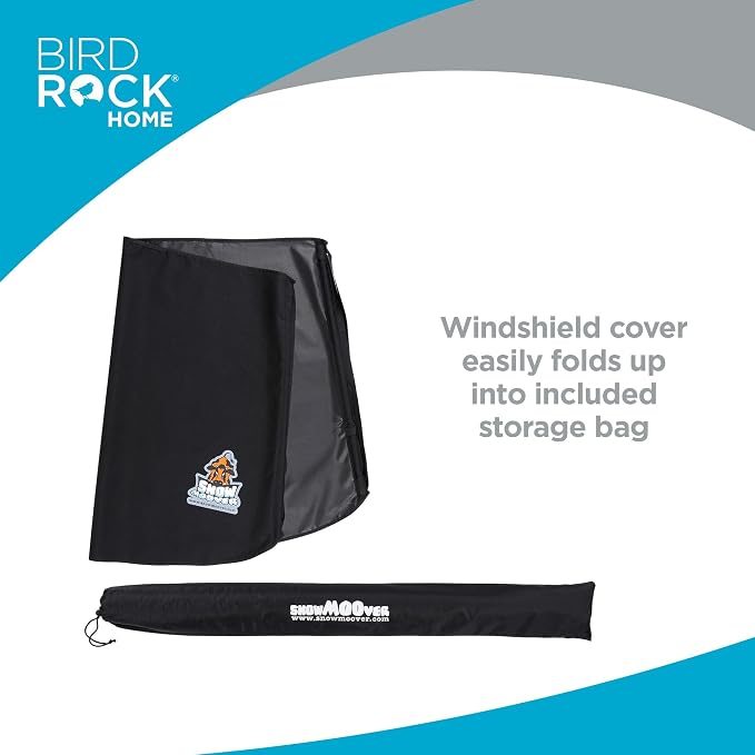 Car Windshield and Side Mirrors Cover for Ice and Snow | All-Weather Protection | PVC Coated Polyester | Fits Cars, SUVs, Small Trucks | Quick Install | Includes Storage Bag | 61" x 41"