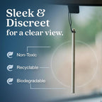 Non-Toxic* Car Air Freshener Auto Stix® - Scents Made Safer - Enjoy Fragrance Lasts Up to 180 Days - Includes Auto Stix® Diffusers & Elastic Loops - Coastal Storm & Teakwood (Pack of 3)