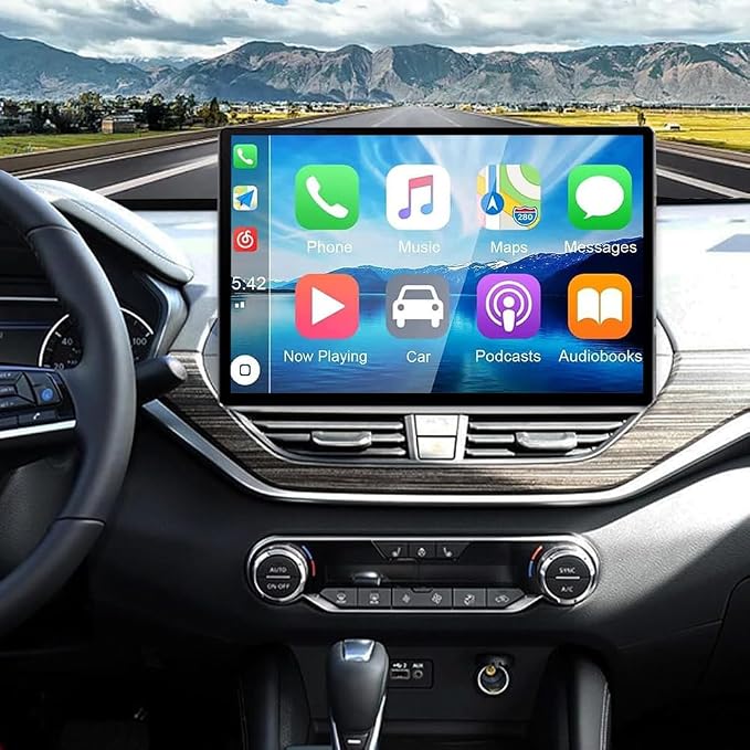 10 inch Upgrade Radio for Nissan Altima 2018-2021 Head Unit with Backup Camera Wireless Carplay Android Stereo for Nissan Altima 2018 2019 2020 2021 Radio Bluetooth GPS Navi FM Mirror Link 2+32G
