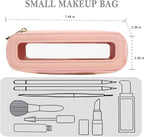 Travel Clear Makeup Bag Set, TSA Approved Cosmetic Bag Case with Zipper Portable Makeup Pouch Toiletry Bag Traveling Cosmetic Organizer Storage Bag Car Organizer Car Essentials