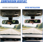 YoRise Car Rear View Mirror Protector Frame, Rearview Edge Cover (Pink) | Car Rearview Mirror Cover, Car Mirror Decoration Protector Accessories for Most Cars