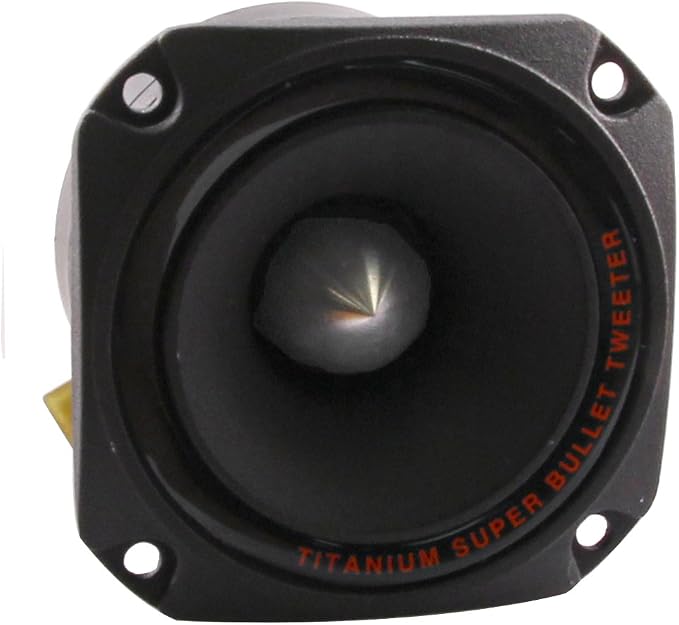 Pair of Titanium Horn Bullet Tweeter Speakers PA/DJ Tweeters - Replacement