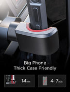 AINOPE Car Vent Phone Mount Holder for iPhone 17 Pro Max Car Mount [Drop-in Grip] Phone Holders for Your Car Air Vent Interior Accessories Gifts for Men for iPhone 17 Pro Max 16 15 14 Galaxy S26, Red