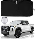 for Toyota Tundra Car Sun Shade Windshield for Tundra 2006 2005 2004 Window Sunshade Fit Toyota Matrix 2003-2013 Foldable Sun Visor Protector 210T Shades Block UV Ray Pickup Truck Accessories