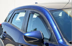 Window Visors Wind Deflectors Compatible with Lexus 2002-2006 ES300 ES330 with Chrome Trim Rain Guards 3-847LX010