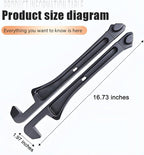 2 Pack Upgrade TPU Universal Dual Car Seat Gap Filler with Hooks, 4 in 1 Black Car Gap Plug Seat Fillers with Hook Odorless for Cars SUV, Console Side Gap Storage Organizer with Charge Cable Hole