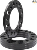 4 Pcs Universal Wheel Spacers 12mm 1/2" Thick Fits Bolt Patterns 8x6.50 8x165.1mm 8x170mm 8x180mm Chevy Siverado 2500 3500 | Ford F250 F350 | Ram 2500 3500 - Not Hub Centric
