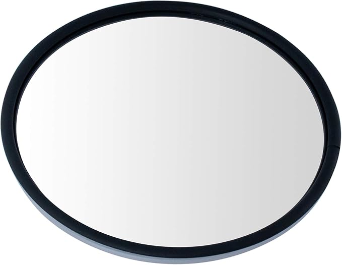 Mirror Set Heated Stainless Steel 8.5 Inch Round Convex Offset Stud with Bracket Driver and Passenger Side for 1980-1999 Ford F-800 1960-1980 Chevrolet C60 1997-2009 GMC T7500 2011-2018 Ram 5500
