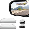 2 pcs Blind Spot Mirrors, HD Glass Convex 360° Wide Angle Side Rear View Mirror with ABS Housing for Cars SUV and Trucks