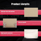 Sheepskin Car Seat Cushion, Comfortable Soft Fur Wool Auto Front Seat Cover, Vehicle Seat Protector Pad for Warm Winter Office Chair, Universal Decor Car Accessories (Beige)