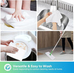 White Microfiber Cleaning Cloth, 12 Pack Premium Microfiber Towels for Cars, Lint Free, Scratch-Free, Highly Absorbent, Reusable Cleaning Rags for Car, Household, Kitchen, Window, 11.5"X11.5"