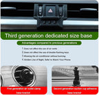 Car Phone Holder for Lexus ES Auto Accessories [Only for 2019-2021 Lexus ES 250 / ES 300h / ES 350] [Auto Lock Hands Free Cell Phone Mount Car fits for iPhone & All Smartphones]
