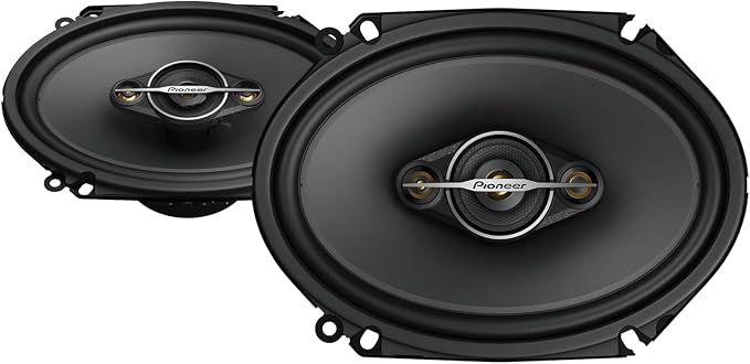 A-Series Standard TS-A6881F 6” x 8” 4-Way Speakers (Pair) – 350W Max, Balanced Sound + Smooth Treble, Enhanced Bass, Great Stock Replacement
