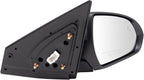 Passenger Side Mirror Assembly Power Heated Blind Spot Foldaway Paint to Match Compatible with 2017-2020 Hyundai Elantra