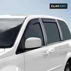 in-Channel Incredibly Durable Rain Guards for Chrysler Town and Country 2008-2016, Original Window Deflectors, Vent Window Visors, Vent Deflector, 4 pcs.- 608320