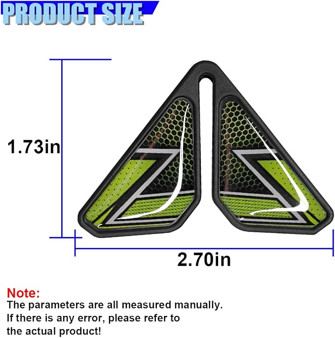 Craedli 2PCS Sport Style Car Door Edge Protector, Anti-Collision Automotive Door Corner Guards, Universal Self-Adhesive Vehicle Exterior Decoration Accessories for Car, Truck, SUV (Green)