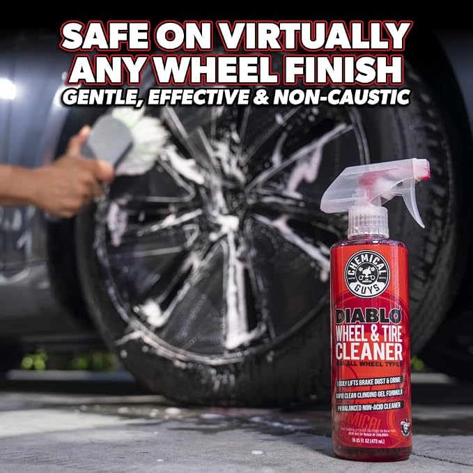 Sprayable Diablo Wheel Cleaner (Safe on All Wheel & Rim Finishes), Great for Cars, Trucks, SUVs, Motorcycles, RVs & More, 32 fl oz