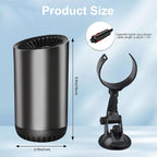 Car Heater, Portable Car Heater 12V 150W Plug-in Cigarette Lighter Car Heaters, 2 in 1 Heating & Cooling, Car Windshield Defroster Demister with Brackets, Fast Heating Defogger