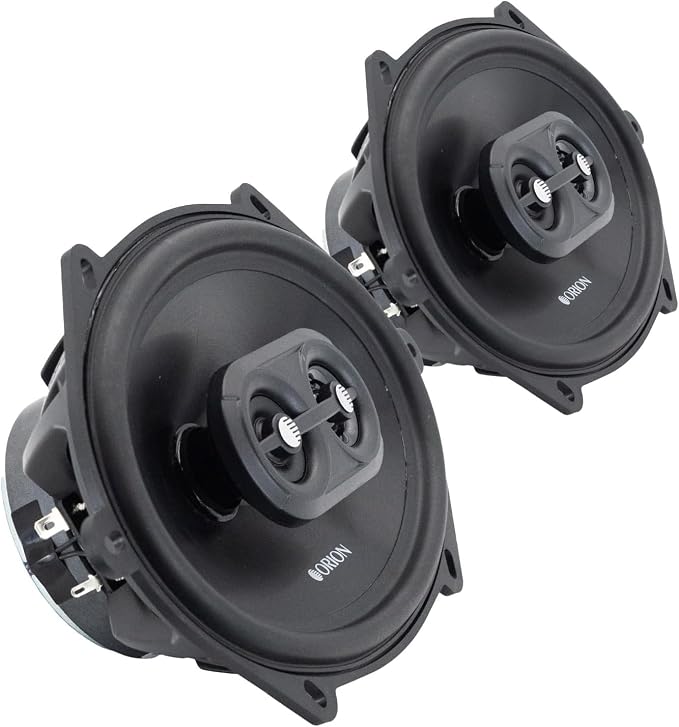 ORION Cobalt Series CB683 6x8” 3-Way Coaxial Car Speakers, 280W, 4 Ohms, Full Range, Enhanced Bass, Polypropylene Cone & Butyl Rubber Surround, Easy Install (Pair)